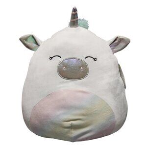 Squishmallows Sofia The White Rainbow Unicorn 19" Plush Pillow Toy Rare